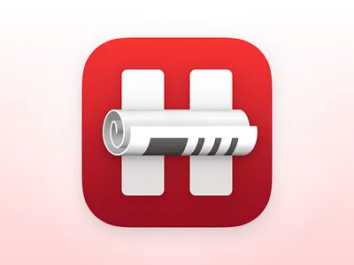 Headlines - News Widgets iOS App Icon app icon ios ios app icon ios widgets news newspaper