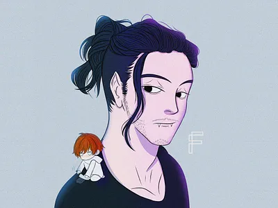 Bill has been very aggressive lately art artwork design drawing graphic illustration imaginary friend spirit