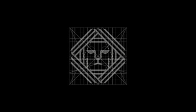 g. castro © — Grid animal brand animal lion animal logos animal mark brand law golden ratio law lion lion logo lion mark logomark