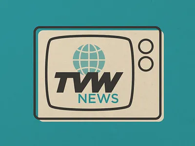 TV News Network Logo dailylogo dailylogochallenge logo news retro tv vector
