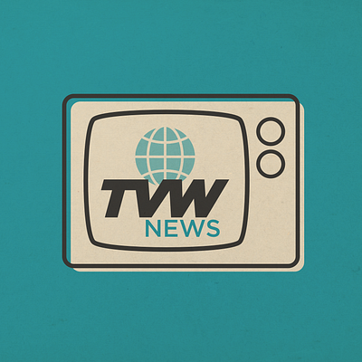 TV News Network Logo dailylogo dailylogochallenge logo news retro tv vector
