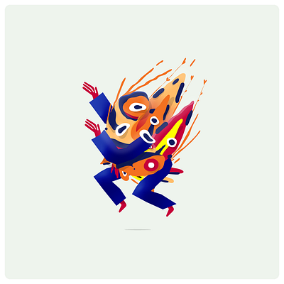 Jummmmp illustraion landingpage startup technology uiux webdesig