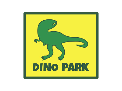 day35 DinosaurAmusementPark branding browncatdesign dailylogo dailylogochallenge dailylogochallengeday35 dinosaur logo logodesign logodesigner themepark