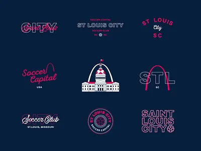 Soccer Capital futbol missouri mo saint louis soccer soccer capital soccer club soccer logo sports logo st louis city st. louis stl