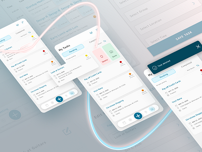 Swipe to Delete android app app design art branding checklist design figma icon illustration mobile app navigation bar soft design soft ui task manager to do app toast ui ux ux design