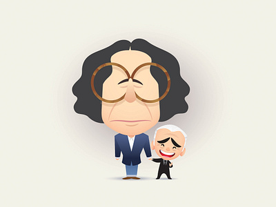Frannie and Marty adobe illustrator character design illustration jerrod maruyama vector