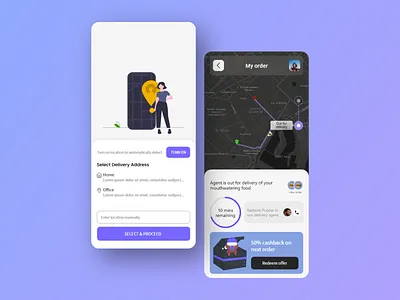 Food Delivery UI app app design design food food and drink food app food delivery food delivery app food delivery service mobile app mobile app design mobileapp mockup ui ux