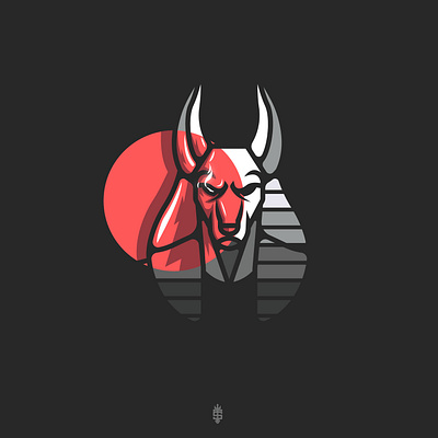 Anubis diseño plano logo logo logodesign design logodesign design brand logotipo marca