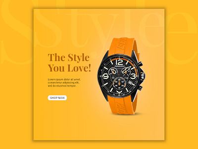 Watches Poster Design brand design branding branding design design facebook facebook ad facebook ads facebook banner facebook cover facebook post facebook post design instagram instagram post pinterest social media social media design socialmedia watch watch design watches