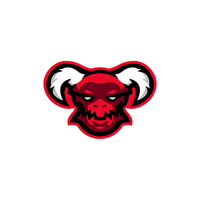 Demon Mascot Logo branding colorful demon design illustration logo mascot red