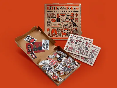 LITTLE TOKYO art game illustration packaging tokyo