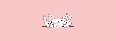 Three brothers character illustration rabbit
