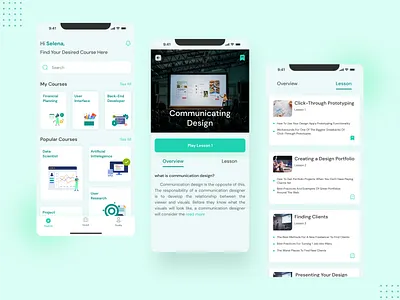 #Exploration - Online learning app app art design graphic design icon illustration minimal ui ux web