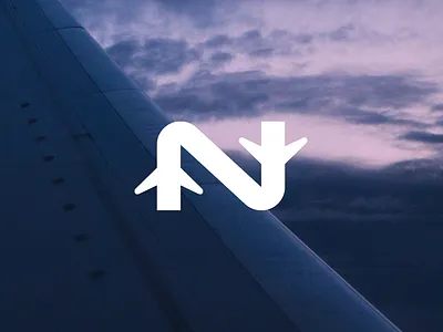 Recycling aircraft parts log aircraftparts branding design flight font lettering logo logodesign n recycling type typo typography