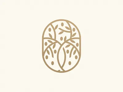 Olive Tree Logo Mark brand brand identity branding design icon logo logo design logodesign minimal olive olive oil olive tree symbol tree