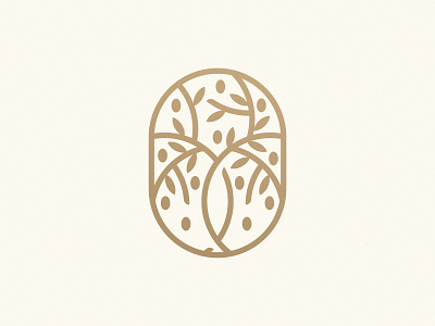 Olive Tree Logo Mark brand brand identity branding design icon logo logo design logodesign minimal olive olive oil olive tree symbol tree