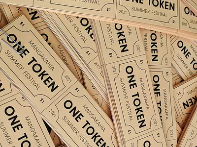 Summer Festival tickets festival print print design tickets