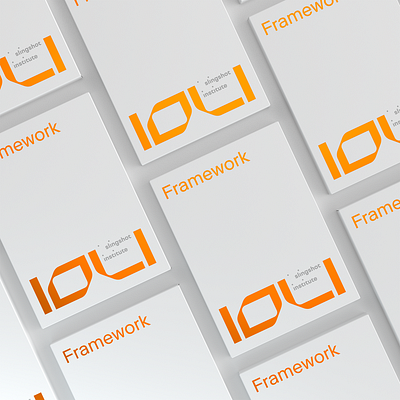 IOLI Framework - Naming & Identity 3d banking brand cinema4d consultancy data finance framework idenity institute ioli logo logo design naming octane orange product slingshot visualisation