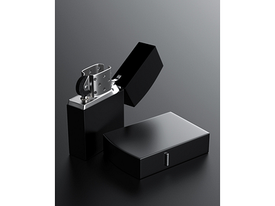 Product Vis "Zippo Lighter" 3d 3dsmax disign illustration keyshot product product design product render