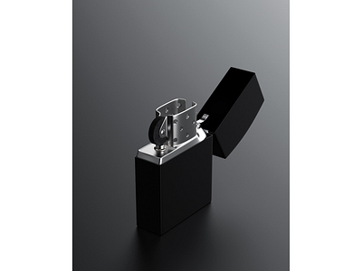 Product Vis "Zippo Lighter" 3d 3dsmax design illustration keyshot product product design product render