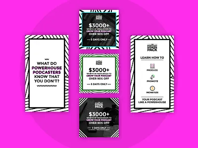 Social Images - Podcast Power Pack Bundle Sale social media