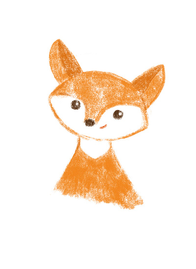 Fox characters illustration kids prints