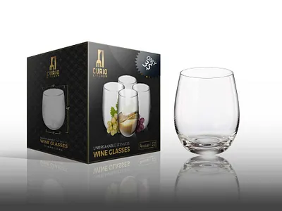 Premium Wine Glass Packaging Mockup download mockup mockup mockups psd