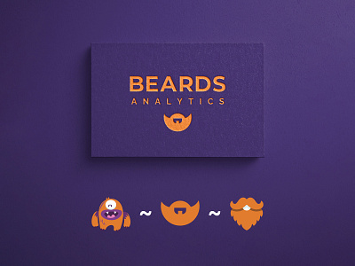 Beards Analytics Logo analyst analytic analytics beard branding cartoon cartoon character graphic design illustration logo logodesign logotype monster