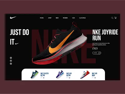 Nike just do it design 2021 adobe xd art design joyride logo nike nike design nike running nike shoes nike ui shoes shop ui ui design ux ux design