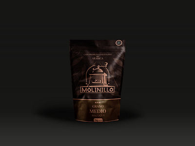 COFFEE MOLINILLO branding design logo minimal packaging vector