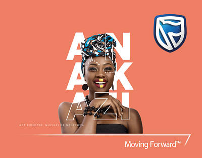 Standard Bank - Anakazi Banking - Magazine Cover advertising african african woman art direction bank design graphicdesign illustration magazine cover photography photoshop standard bank typography art vector women empowerment