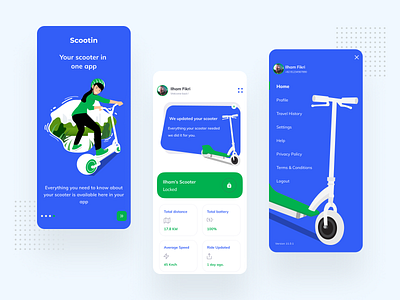 Scootin App - Mobile App Exploration app app design application design exploration mobile mobile app mobile app design mobile design mobile ui ui ui design uidesign uiux ux ux design uxdesign uxui