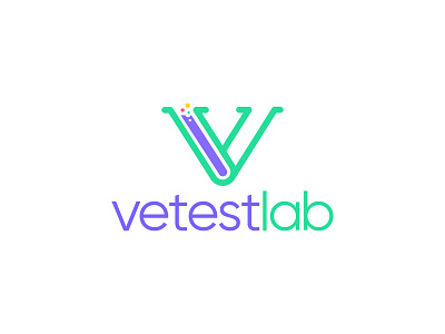 Vetestlab Medical Logo agency branding brand identity branding agency branding and identity colorful logo gradient logo lab logo lettermark logo and branding logo collection logo design logo designer logo folio 2021 medical logo minimalist logo modern logo monogram logo stethoscope v letter v logo