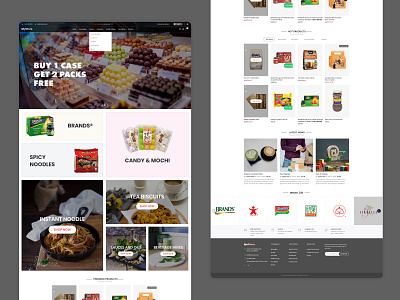 Consumer Goods Online Sell Landing Page add to cart consumer branding consumer goods deliver dispatch ecommerce ecommerce shop essentials grocery online interaction interface landing page minimalism minimalist payment method product list responsive web design rewards shopping vitals