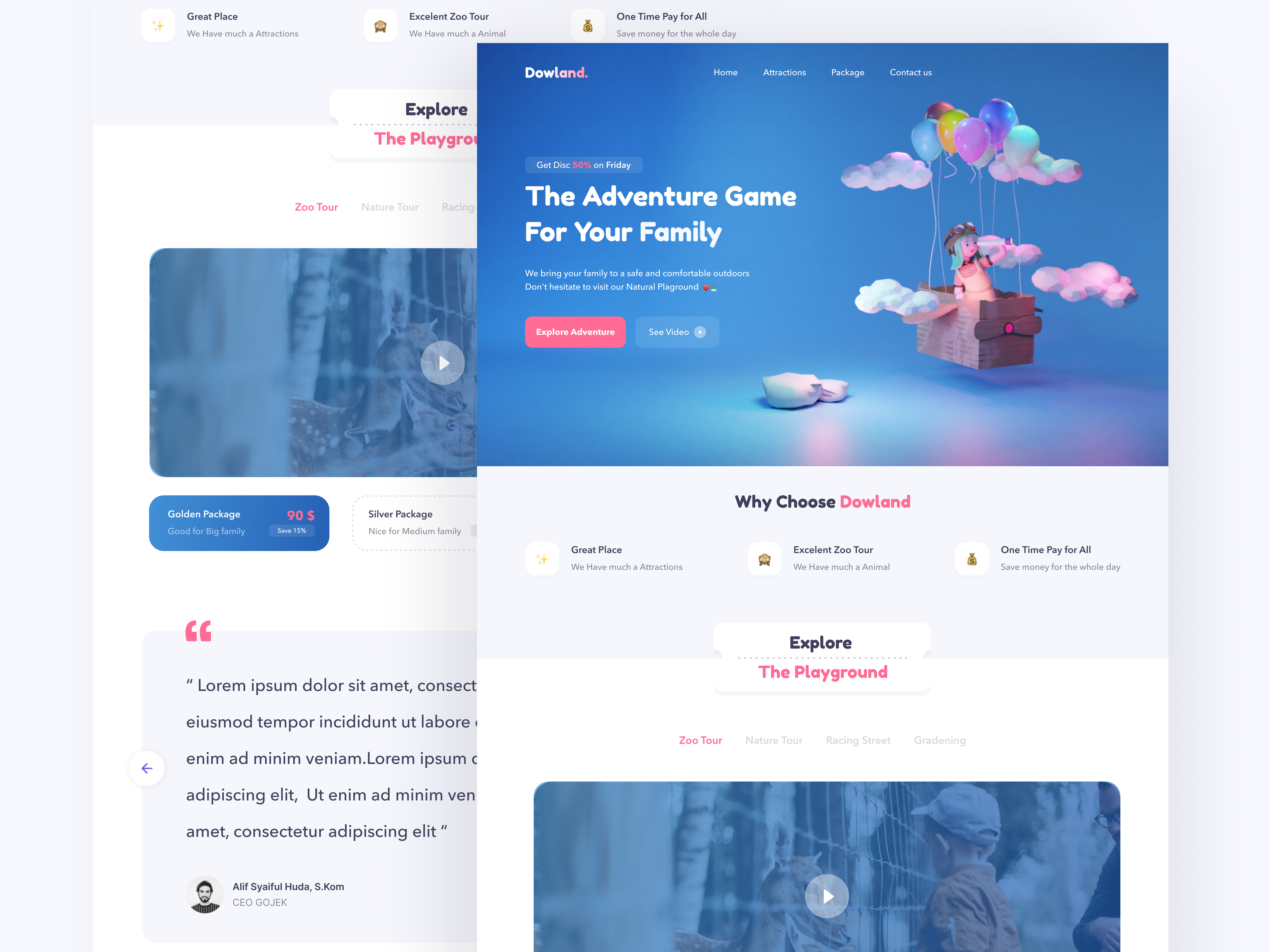 Example of Mobile App & Web Design