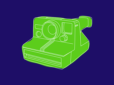 Vintage stuffs series : polaroid design illustration minimal polaroid vector vintage