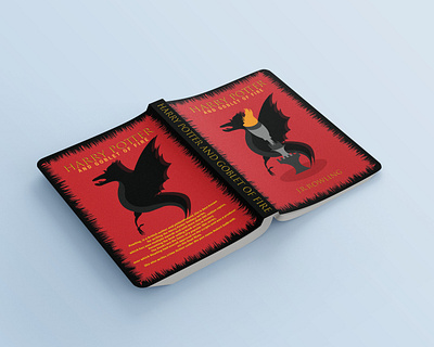 harry potter{gobelt of fire}[book cover] book cover design illustration