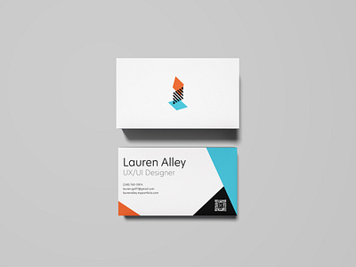 Daily UI 045 - "Info Card" 045 adobe branding business business card businesscard daily ui daily ui 045 daily ui challenge dailyui dailyuichallenge design info card logo qr code typography ui