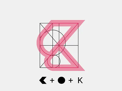 Personal developer brand logo k lettermark logo personal branding