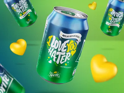 I Love you Hater - Limited edition design dribbble handmade handmadelettering illustration lettering sprite typography