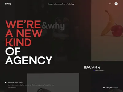 &why agency Rebranding agency branding design drag portfolio typography ui ux web website