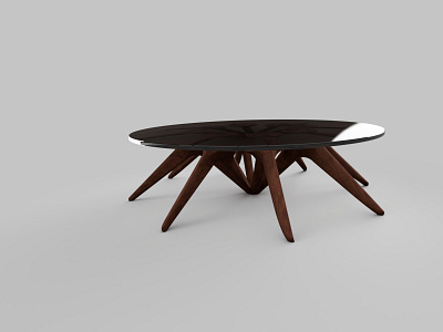 Root Table cad design furniture fusion360 industrial design product product design prototyping rendering table