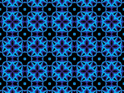 Blue And Purple Square Star Flower Fractal Abstract Design background design flatdesign fractal