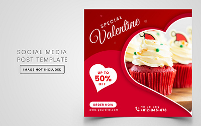 Social Media Post Template animation branding cmyk flyer design design food ads graphic minimal ofset printing ofset printing flyer design vector