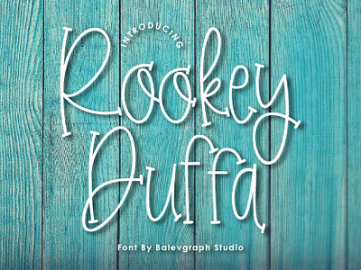 Rookey Fun Handwritten elegant handwriting invitation logo luxury popular typography