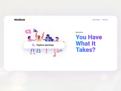 Referral artdirection color referral ui uiux