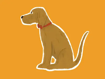 Harry design digitalart dog illustration illustration art procreate