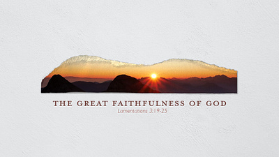 The Great Faithfulness of God design designer photoshop thumbnail web graphic