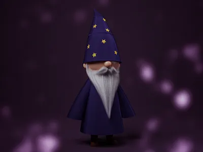 lil wiz 3d 3d illustration cartoon character illustration wizard