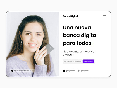 Digital Bank app bank banking digital bank finance app fintech landing mexico money money app ui ui design ux website